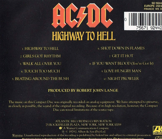 AC/DC – Highway To Hell