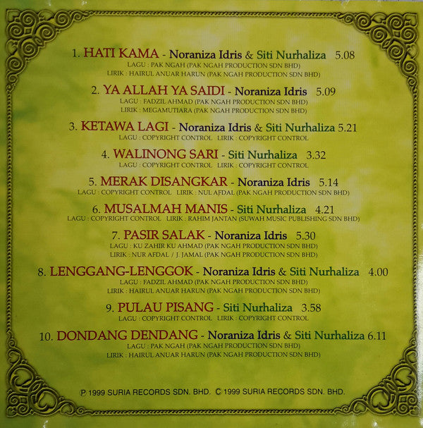 Noraniza Idris & Siti Nurhaliza – Seri Balas