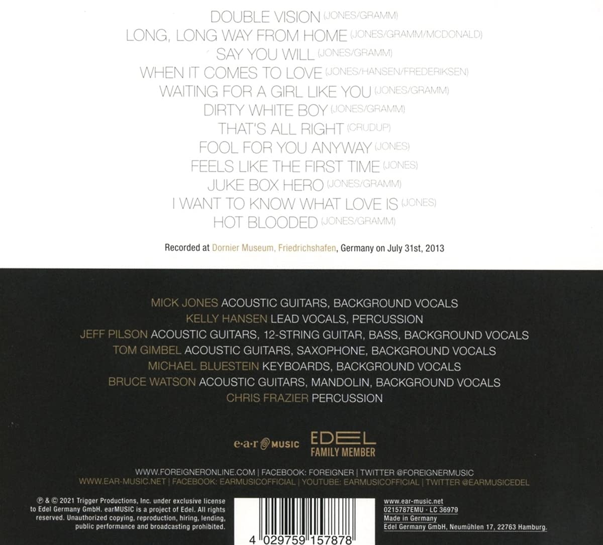 Foreigner – An Acoustic Evening With