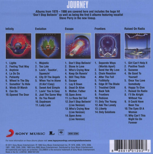Journey – Original Album Classics (5CD)