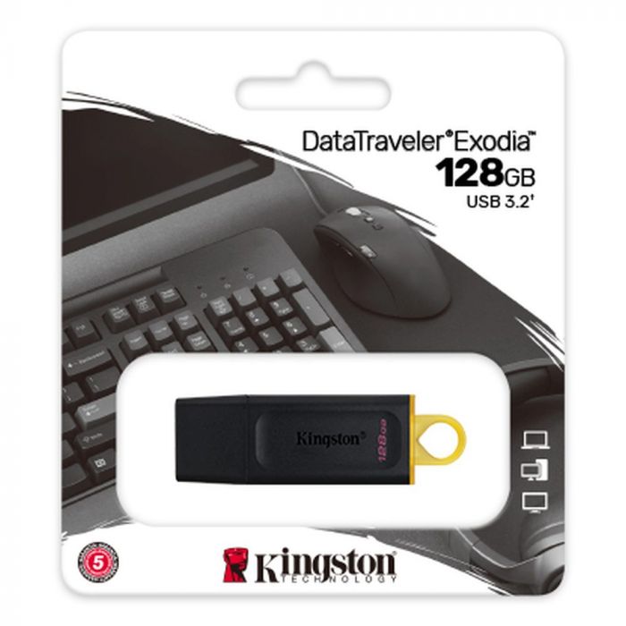 KINGSTON 128GB DTX/128GB EXODIA FLASH DRIVE