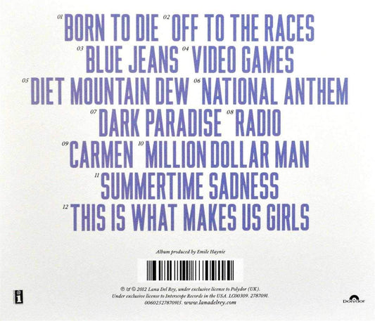 Lana Del Rey -Born to Die
