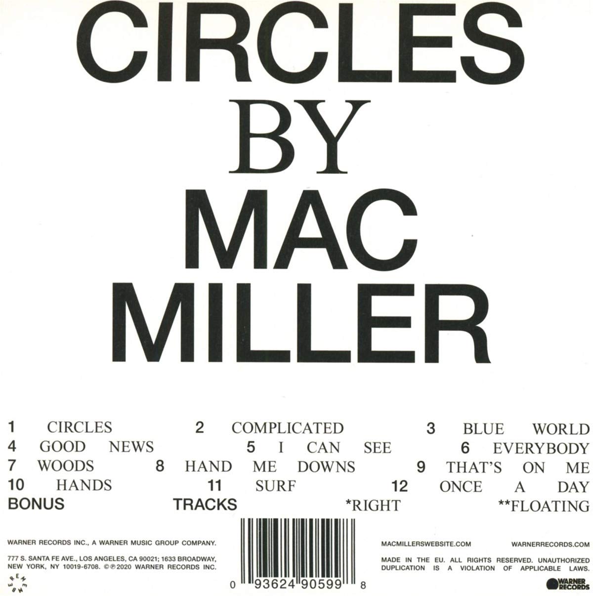 Mac Miller -Circles