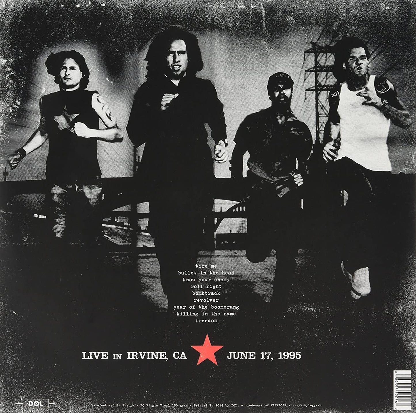 RAGE AGAINST THE MACHINE -Live In Irvine. Ca June 17 1995