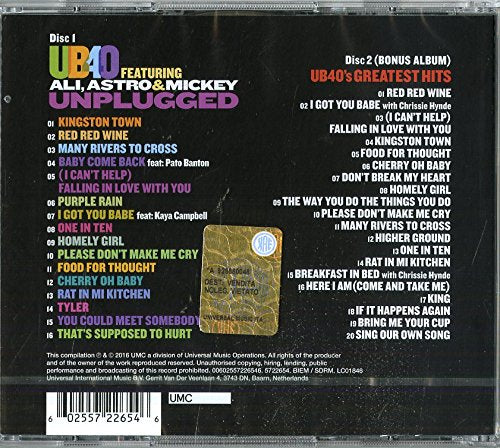 UB40 -Unplugged + Greatest Hits