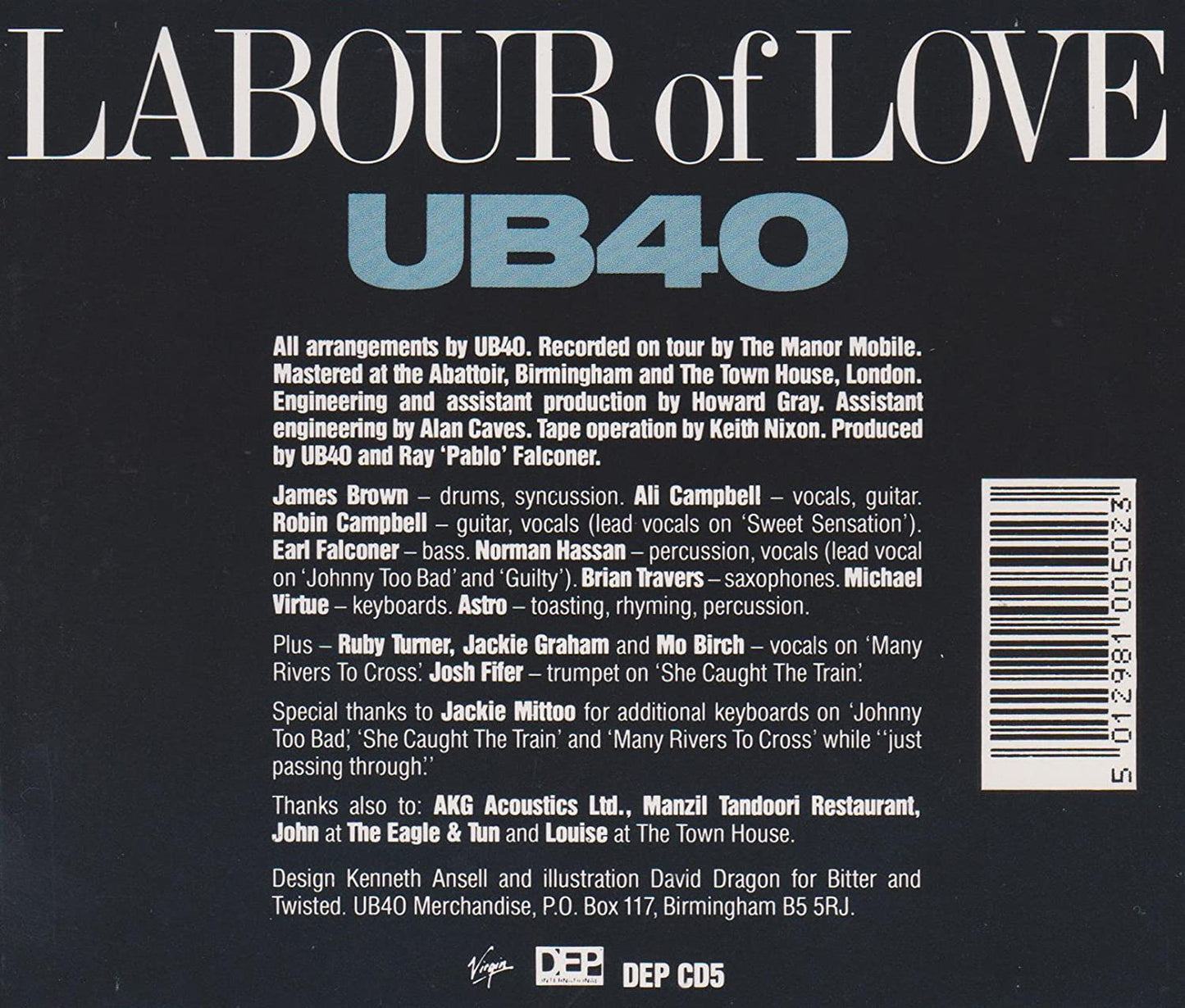 UB 40 -Labour of love