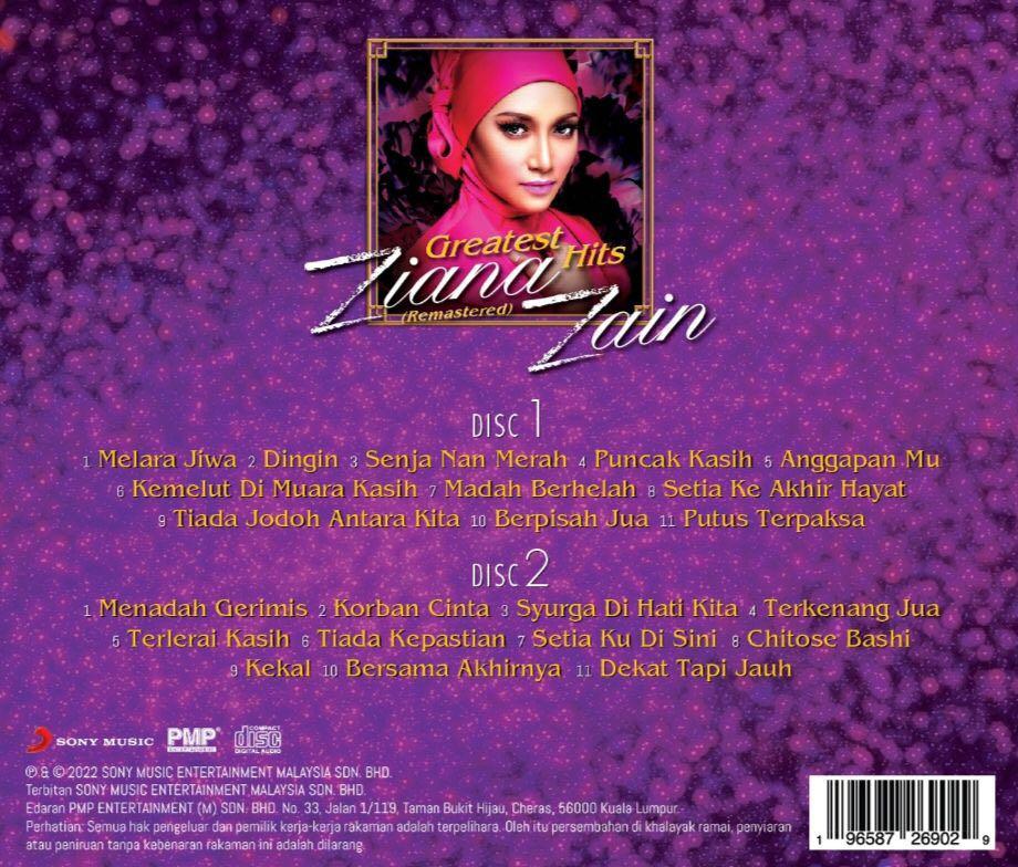 Ziana Zain – Greatest Hits (2CD, Remastered)