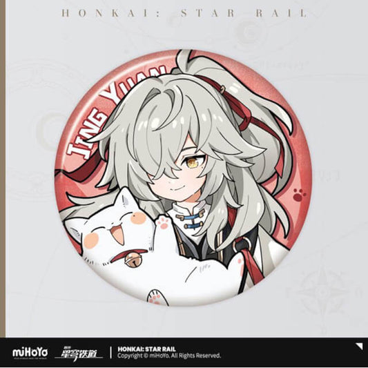 Jing Yuan – Honkai: Star Rail Chibi Cat Series Can Badge