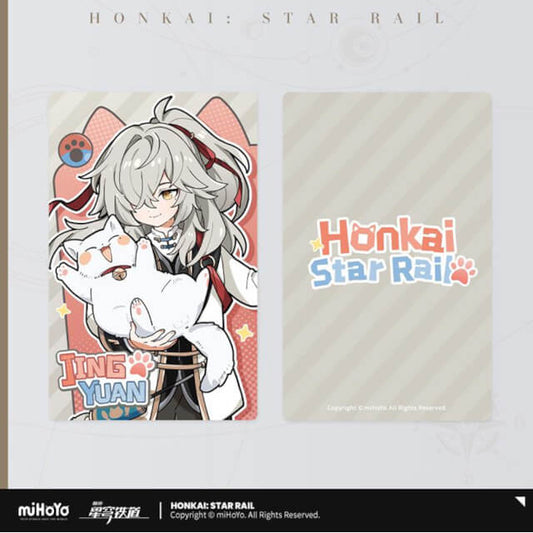 Jing Yuan – Honkai: Star Rail Chibi Cat Series Hologram Collection Card