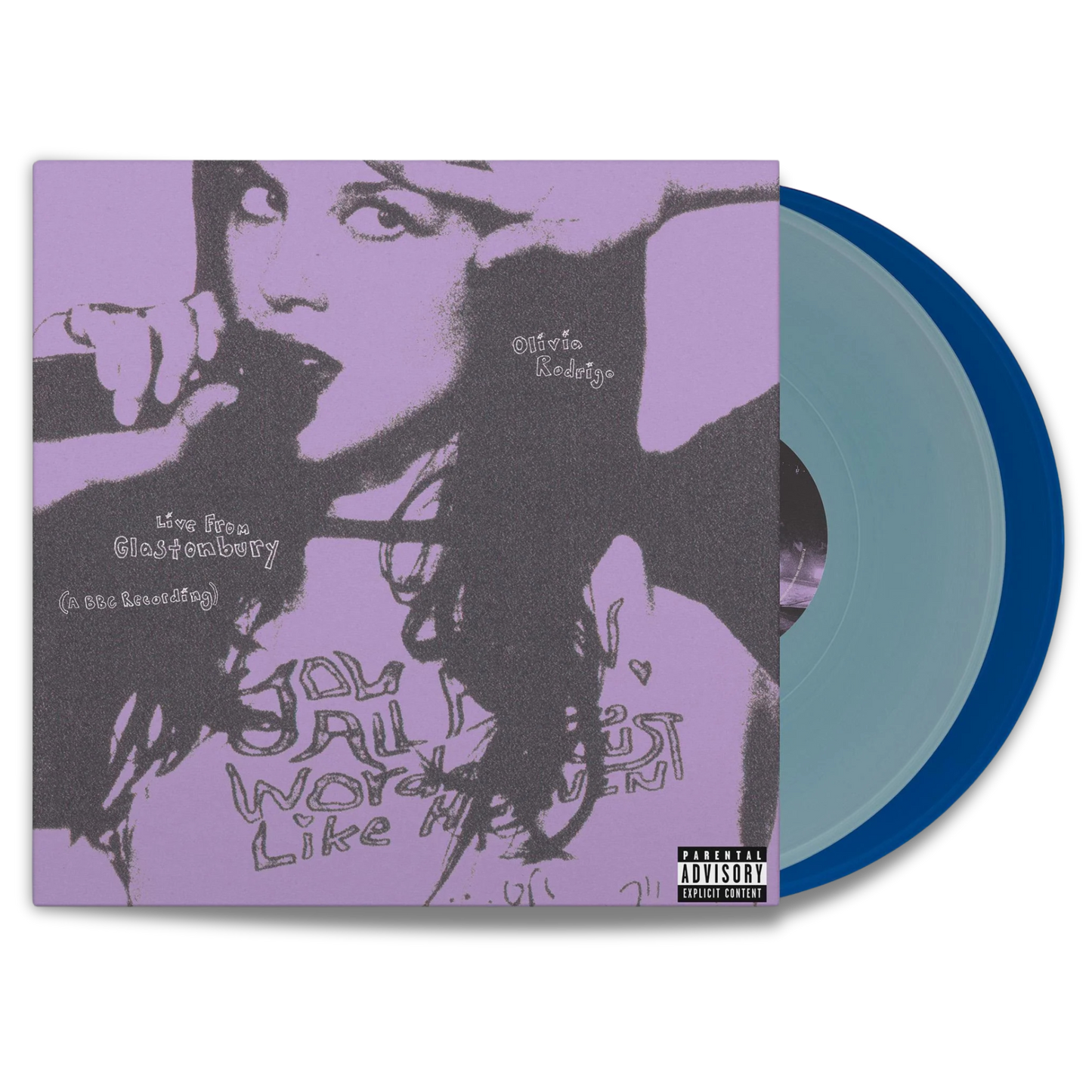 Olivia Rodrigo – Live From Glastonbury (A BBC Recording) (2LP, Light Blue & Cobalt Vinyl)