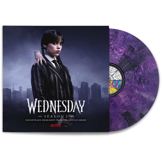 Wednesday – Season 2 (Soundtrack Highlights from the Netflix Series) (Purple & Black Blended Vinyl)