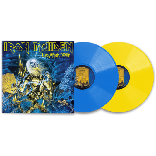 Iron Maiden – Live After Death (40th Anniversary, 2LP, Blue & Yellow Vinyl)
