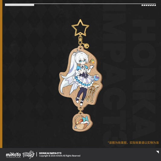 Kiana Kaslana Valkyrie in Wonderland Series Key Chain (8cm)