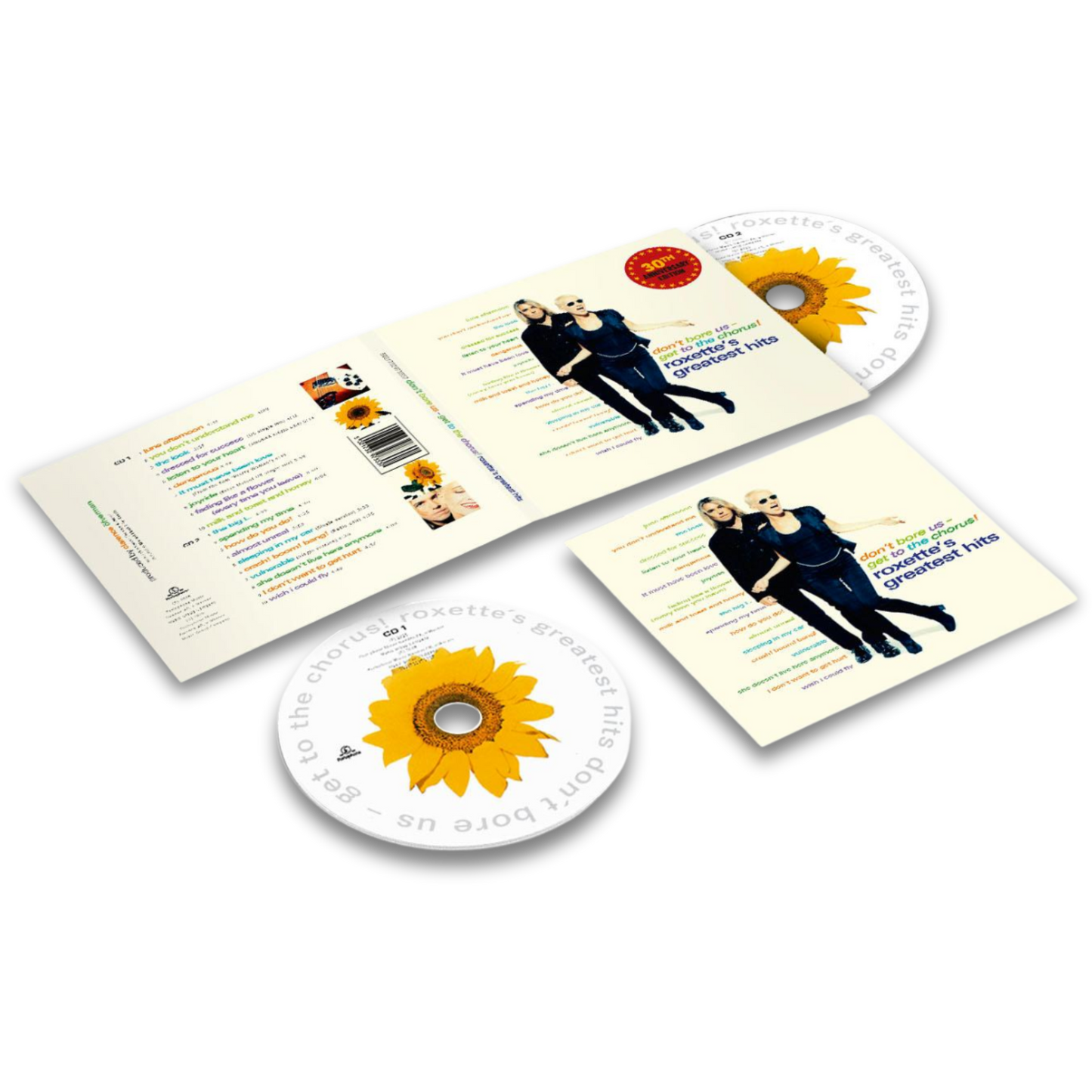 Roxette – Don't Bore Us - Get To The Chorus! (Roxette's Greatest Hits) (30th Anniversary, 2CD)