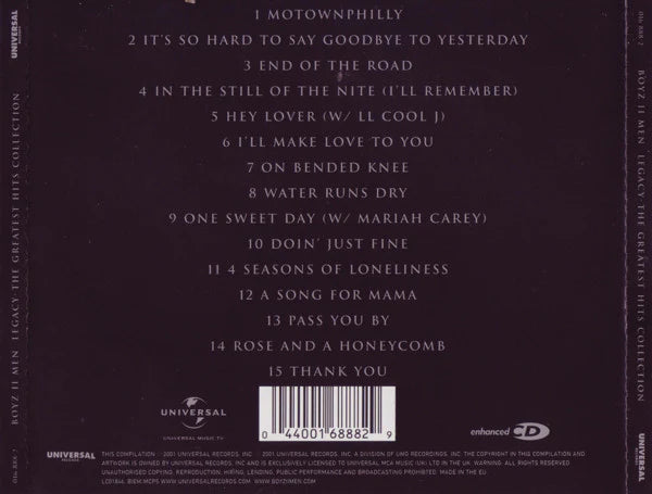 Boyz II Men – Legacy (The Greatest Hits Collection)