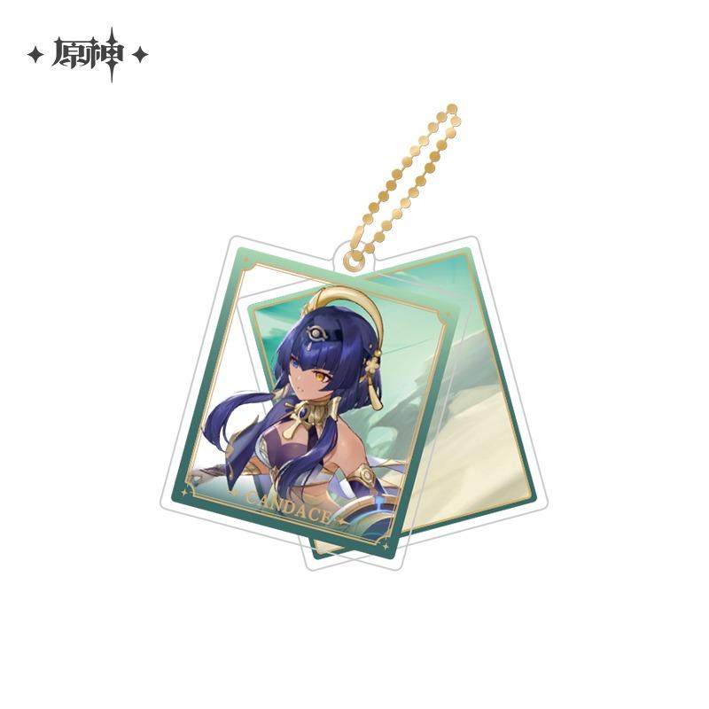 Genshin Impact Theme Chara Double Acrylic Keychain Candace