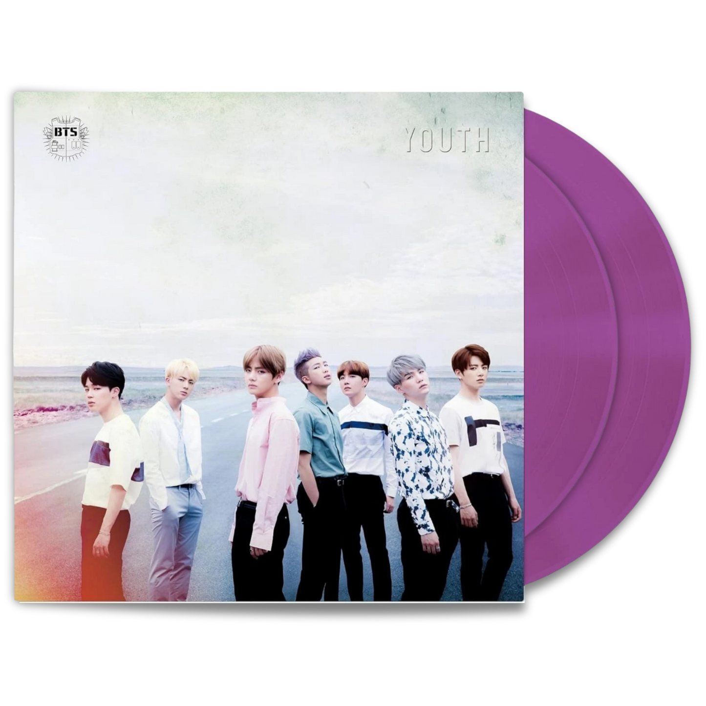 BTS – Youth (2LP, Clear Purple Vinyl)