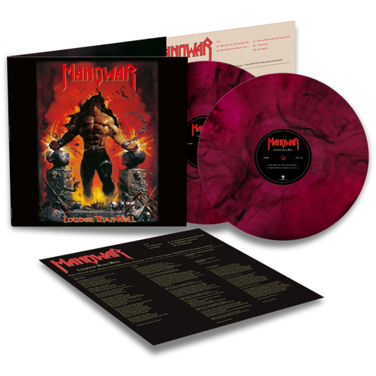 Manowar – Louder Than Hell (2LP, Red & Black Marble Vinyl)
