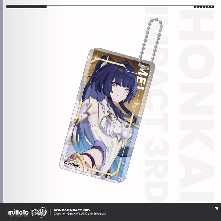 Raiden Mei – Honkai Impact 3rd "Herrscher of Origin" Acrylic Square Key Chain (7cm)