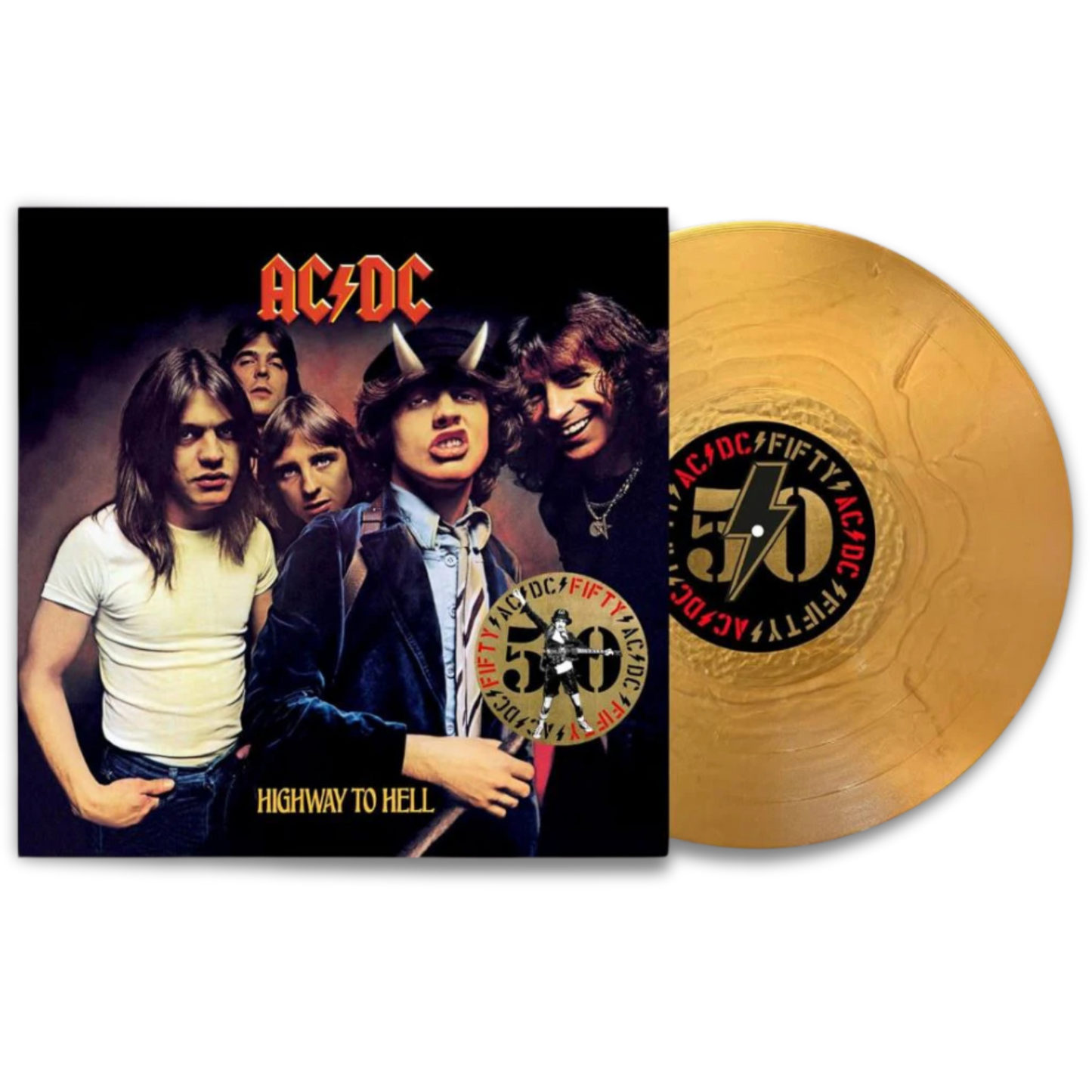 AC/DC – Highway To Hell (50th Anniversary, Gold Vinyl)