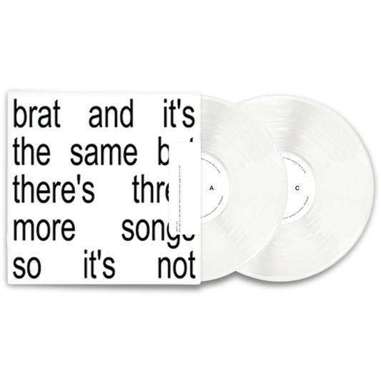 Charli XCX – Brat And It's The Same But There's Three More Songs So It's Not (2LP, White Vinyl)
