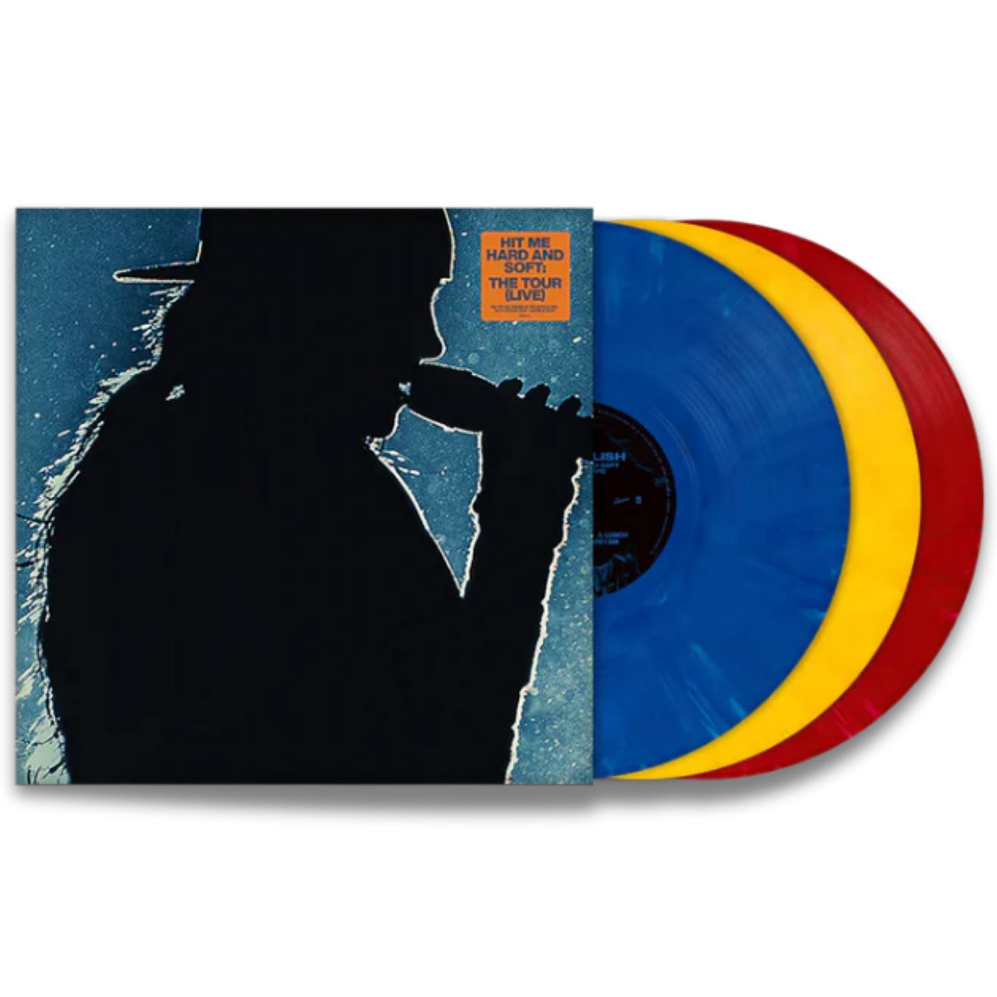 Billie Eilish – Hit Me Hard And Soft: The Tour (Live) (3LP, Blue & Yellow & Red Vinyl)