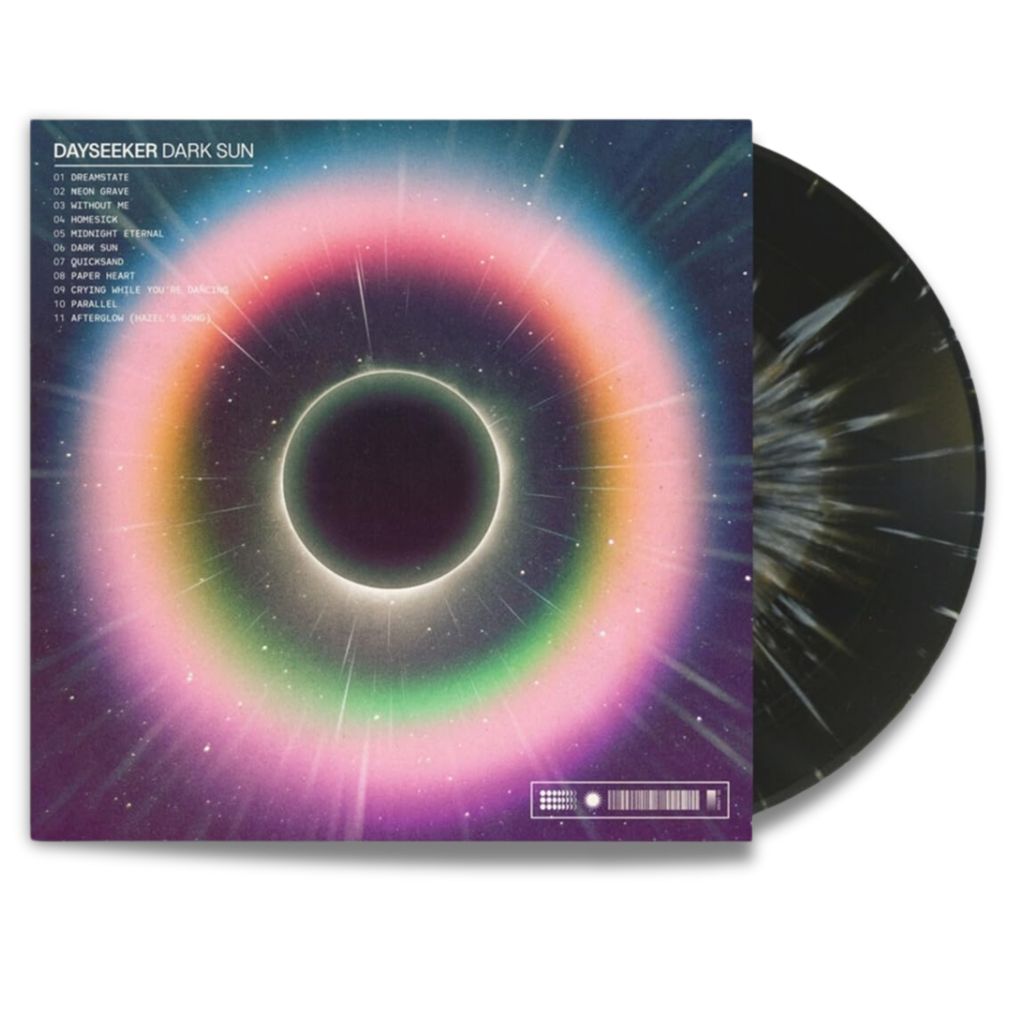 Dayseeker – Dark Sun (Black w/ White Splatter Vinyl)