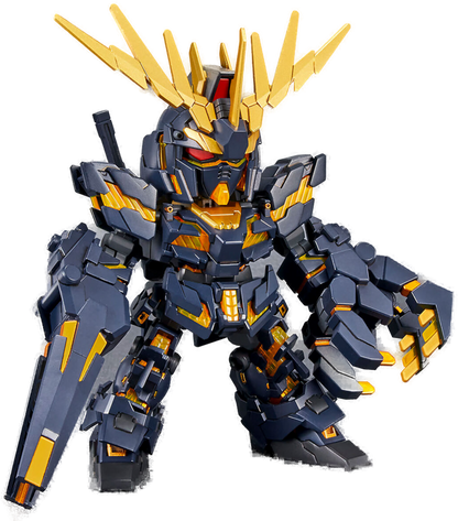 SD Gundam Cross Silhouette: Unicorn Gundam 2 Banshee (Destroy Mode) & Banshee Norn Parts Set