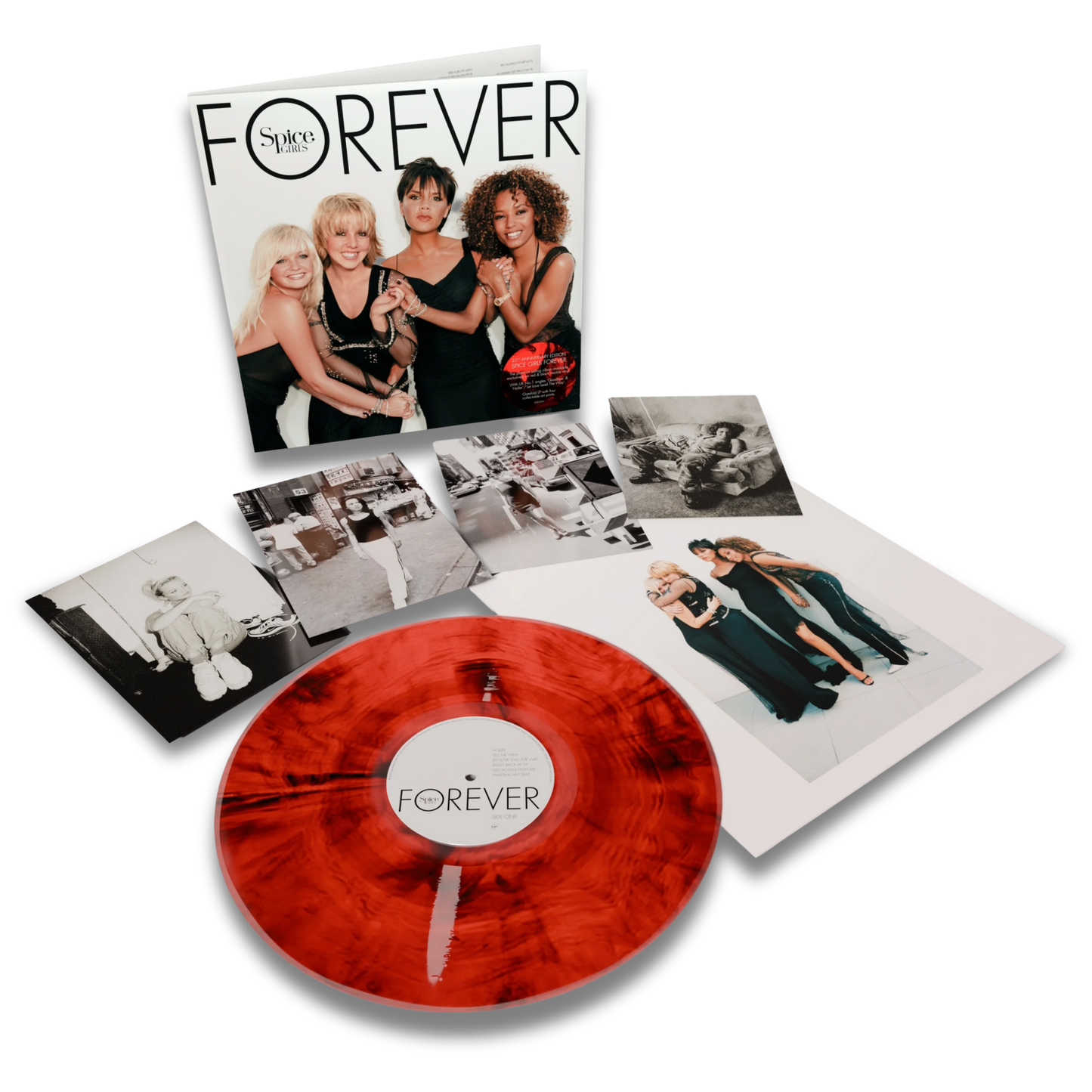 Spice Girls – Forever (25th Anniversary, Black & Red Marble Vinyl)