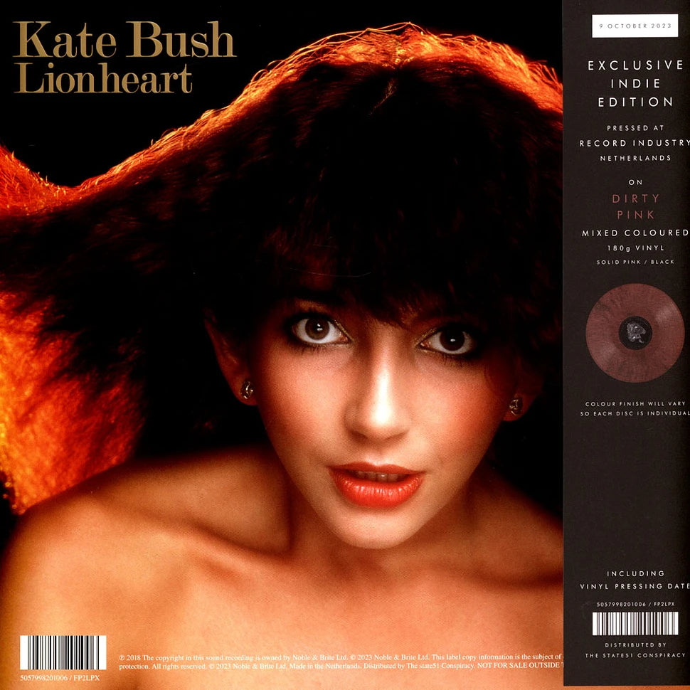 Kate Bush – Lionheart (180g Dirty Pink Vinyl, 2018 Remastered)