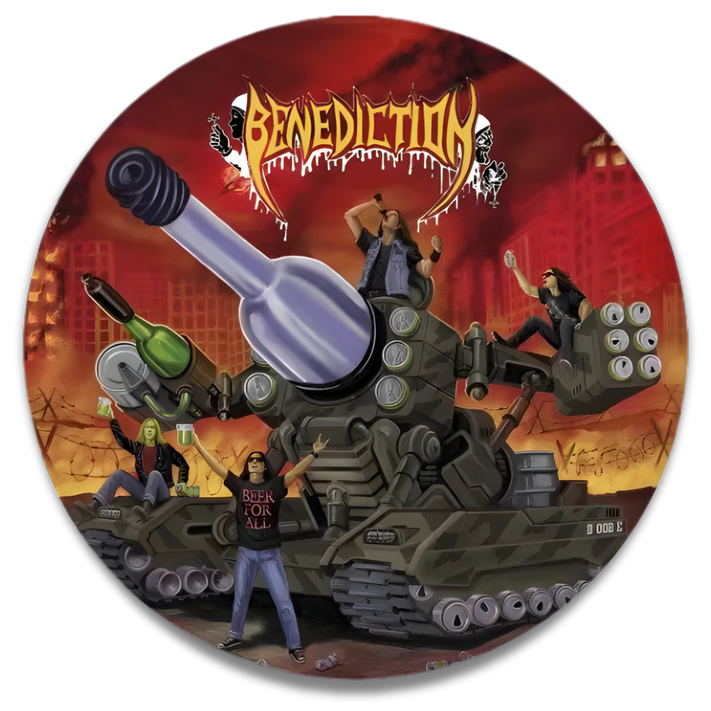 Benediction – The Grotesque / Ashen Epitaph (7" Picture Disc)