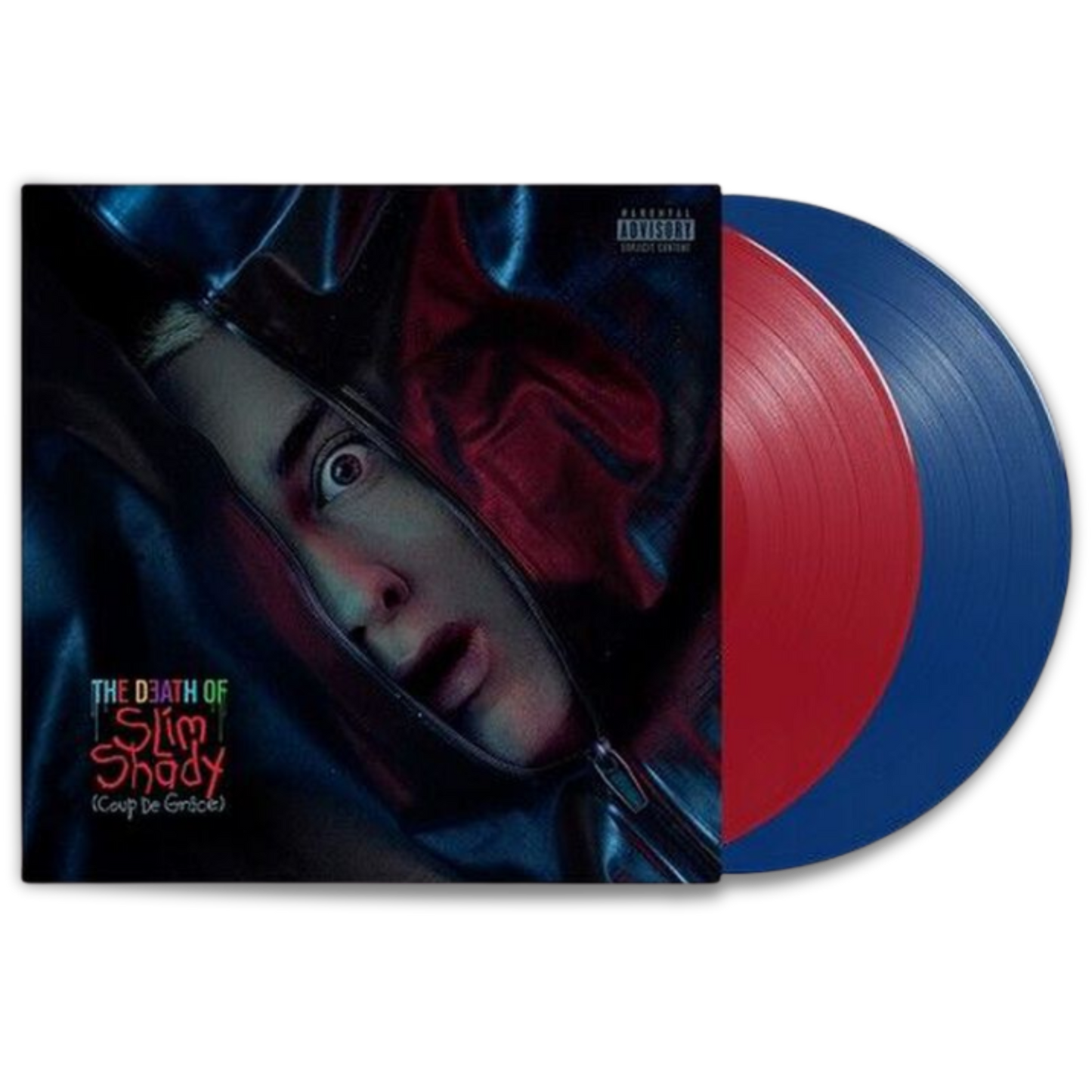 Eminem – The Death Of Slim Shady (Coup De Grâce) (2LP, Red & Blue Vinyl)