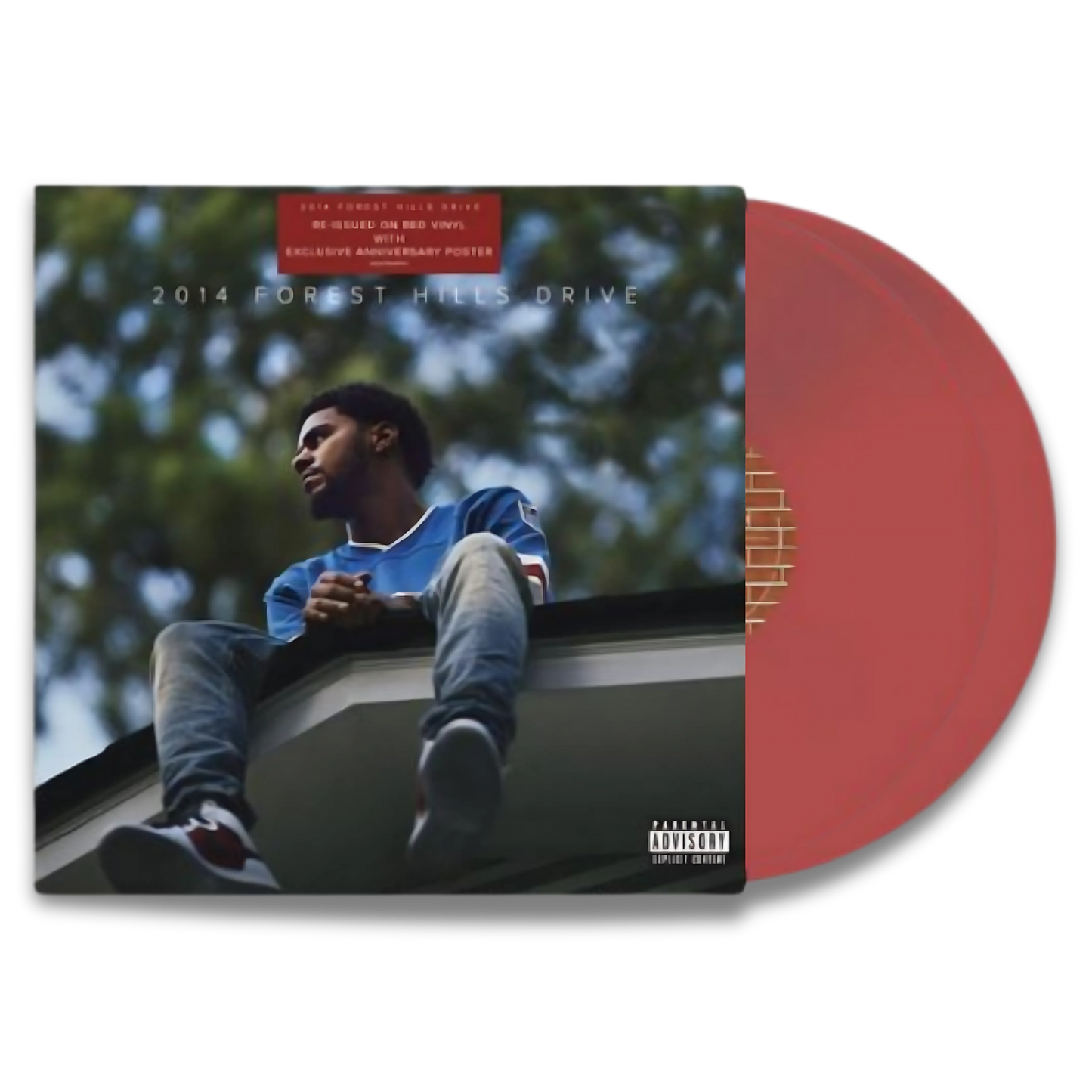 J. Cole – 2014 Forest Hills Drive (2LP, Limited Edition, 10th Anniversary, Red Vinyl)