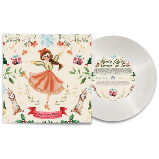 Laufey – A Very Laufey Holiday: The Santa Claus Is Comin’ To Town (7" Vinyl, Snow Globe Glitter Edition)
