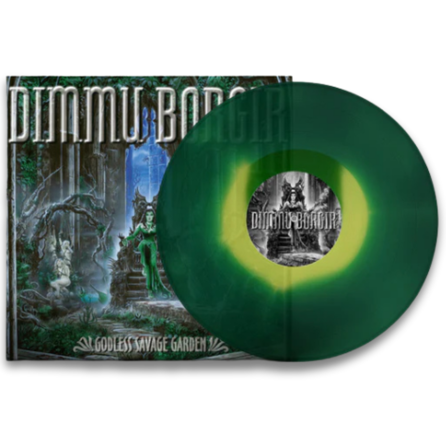 Dimmu Borgir – Godless Savage Garden (Coke Bottle Green Transparent + Black Marbled Vinyl)