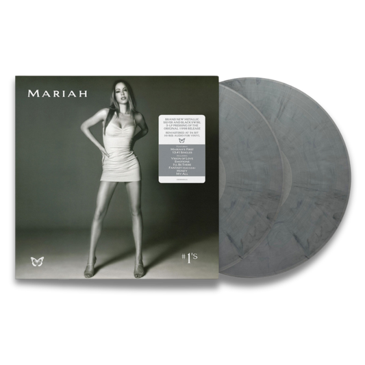 Mariah Carey – #1's (2LP, Metallic Silver & Black Swirl Vinyl)