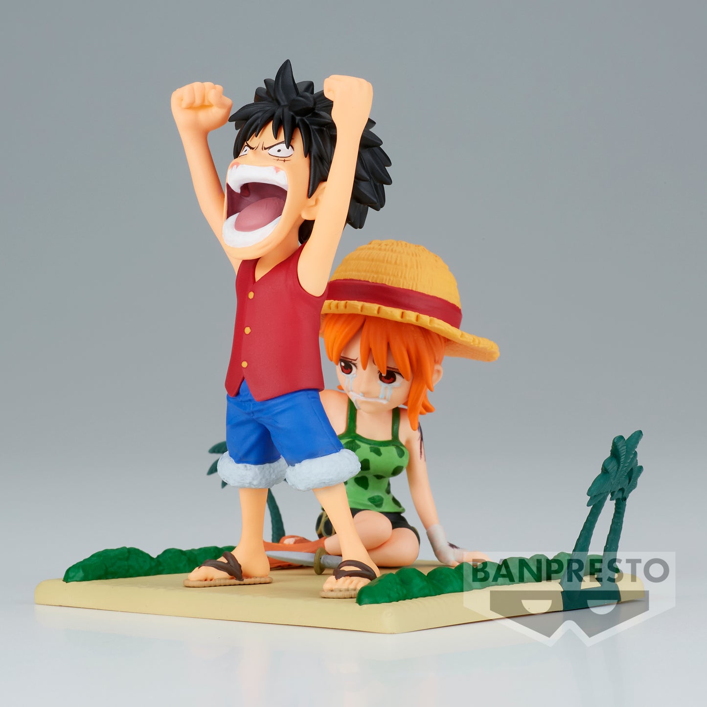 One Piece - Monkey D Luffy & Nami World Collectible Log Stories Prize Figure