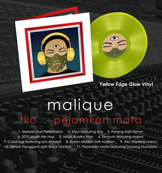 Malique – TKO: Pejamkan Mata (Yellow Edge Glow Vinyl)