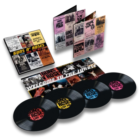 Guns N' Roses – Live Era '87-'93 (4LP, Deluxe 180g Boxset, Slipcase, Poster, 2 Gatefold Jackets)