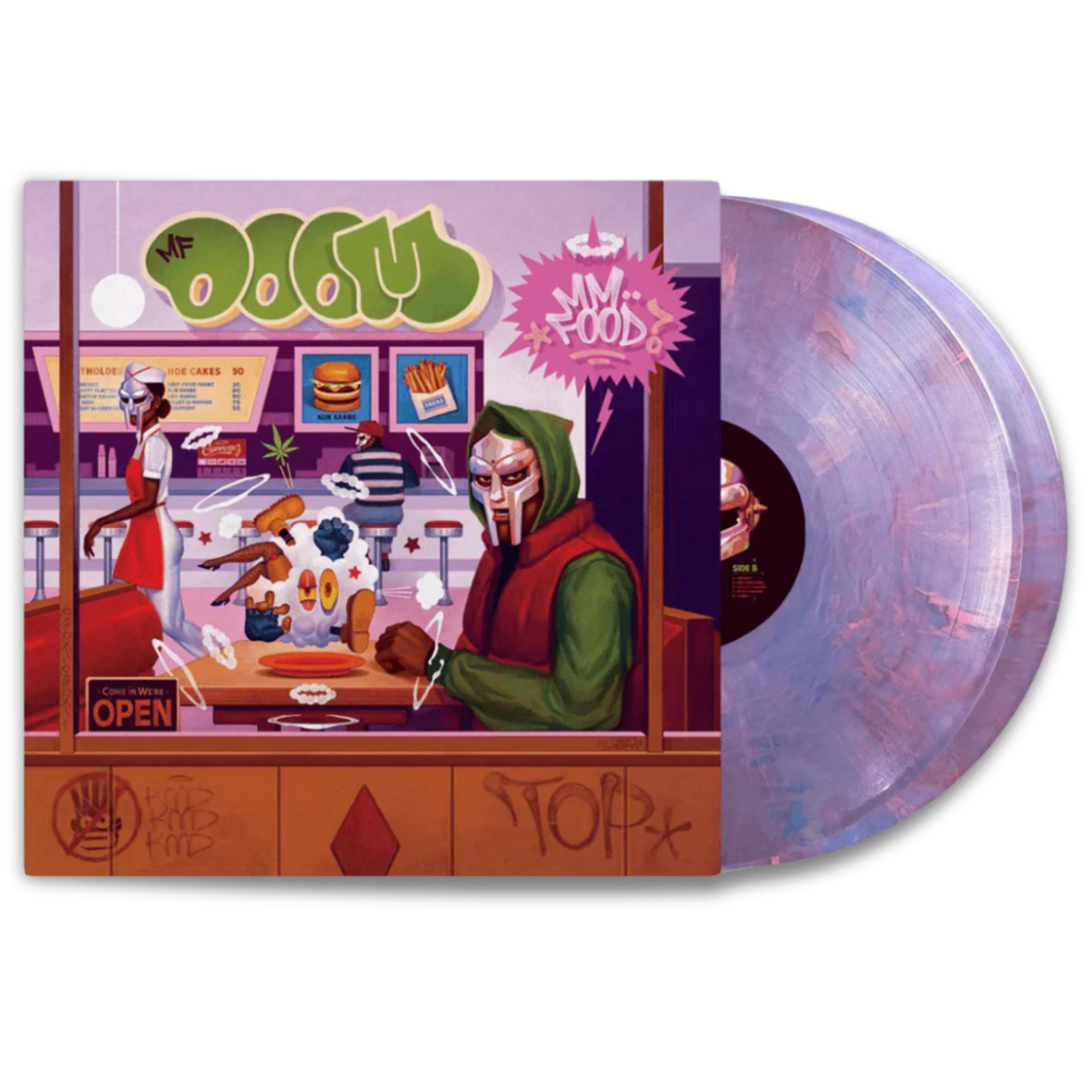MF Doom – MM..Food (Purple, Pink & Blue [3-Color Sweetart Marble], 20th Anniversary, 2LP)