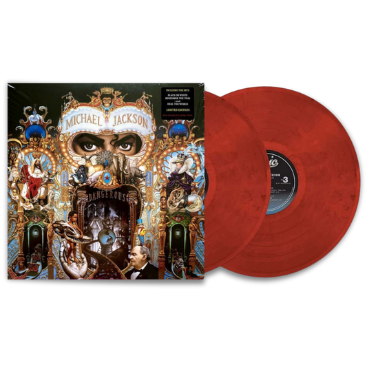 Michael Jackson – Dangerous (2LP, Red & Black Swirl Vinyl, Limited Edition)