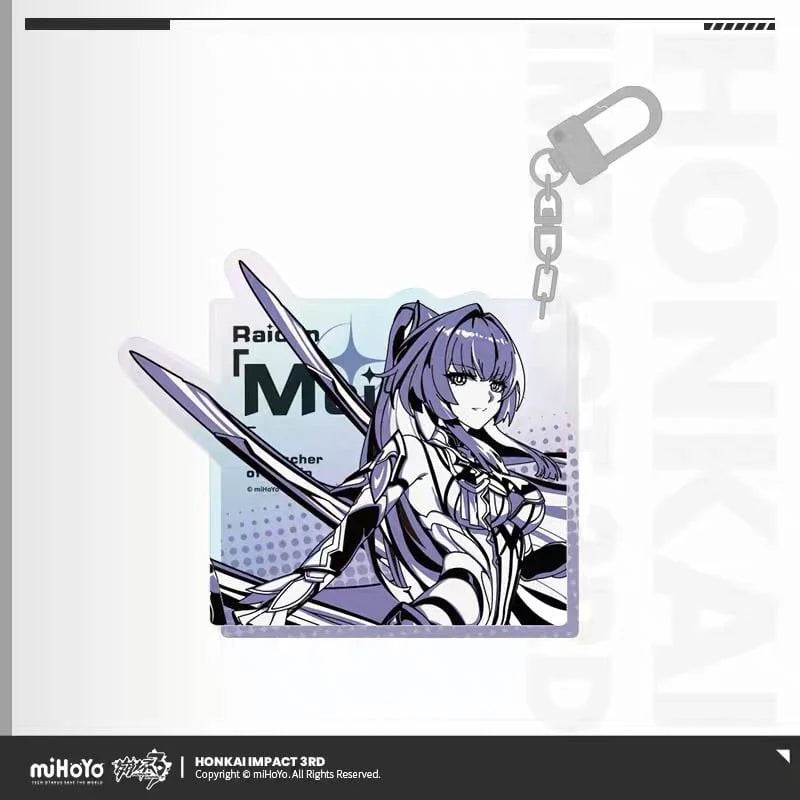 Raiden Mei – Honkai Impact 3rd Acrylic Keychain Chain Backpack Charm Gift