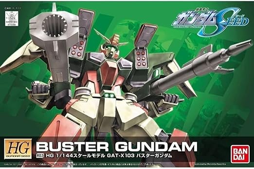 Bandai Hobby R03 Buster Gundam HG 1/144 Scale Model Kit