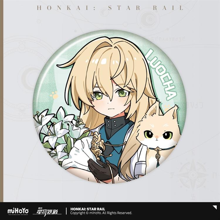 Luocha – Honkai: Star Rail Chibi Cat Series Can Badge