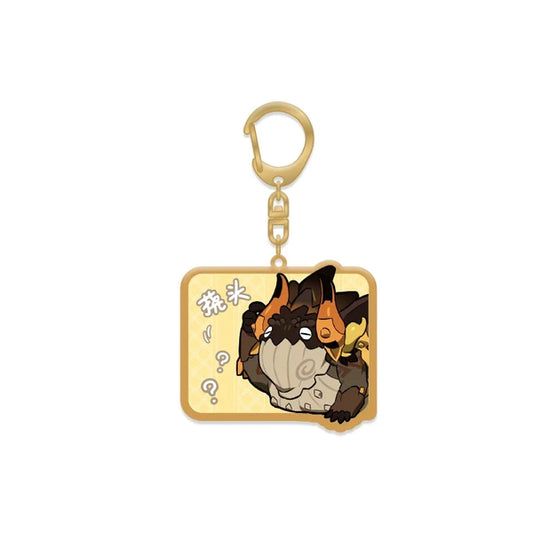 Azhdaha – Genshin Impact Chibi Stamp Series Acrylic Keychain