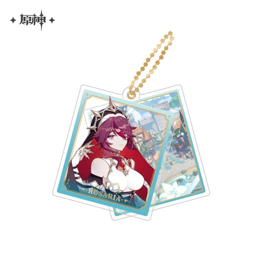 Rosaria – Genshin Impact Chara Double Acrylic Keychain