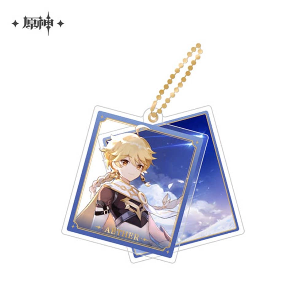 Aether – Genshin Impact Chara Double Acrylic Keychain