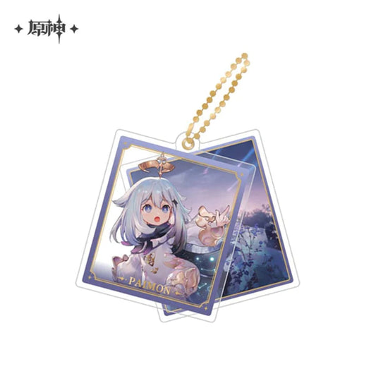 Paimon – Genshin Impact Chara Double Acrylic Keychain