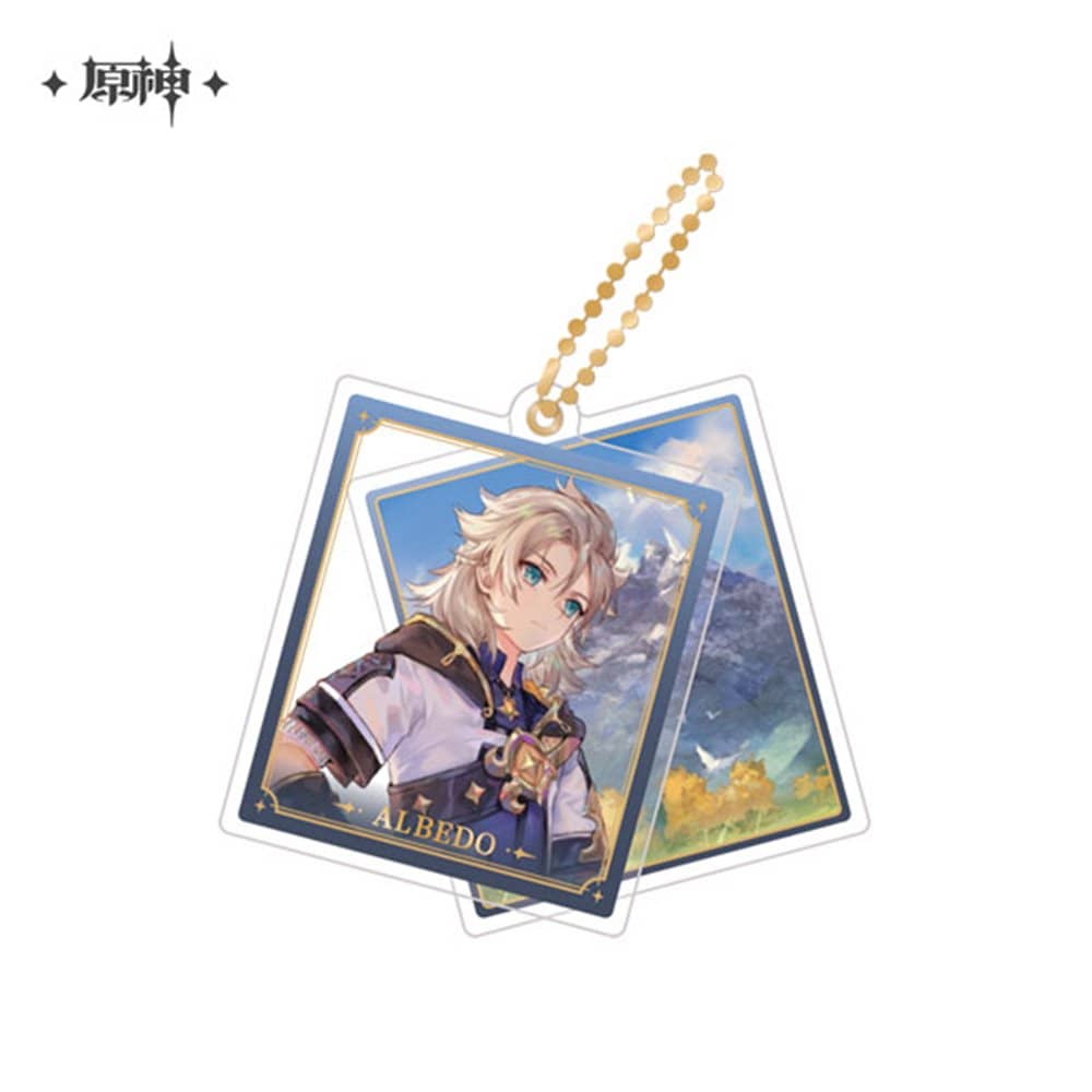 Albedo – Genshin Impact Chara Double Acrylic Keychain