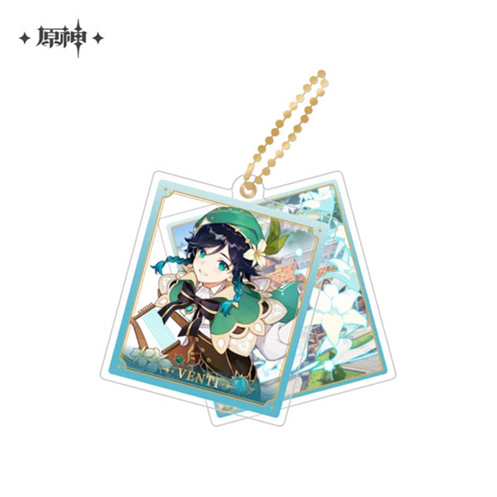 Venti – Genshin Impact Chara Double Acrylic Keychain